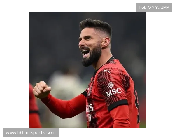 吉鲁近点补射头球AC米兰庆祝 吉鲁近点补射头球AC米兰庆祝